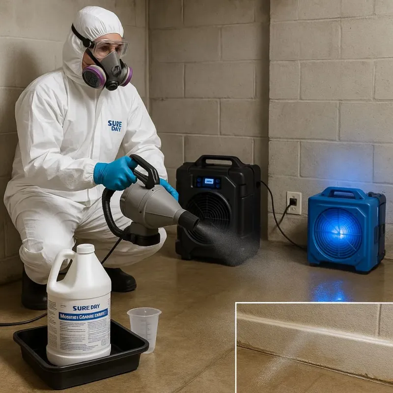 Sanitization and Odor Removal process in Kaysville, UT